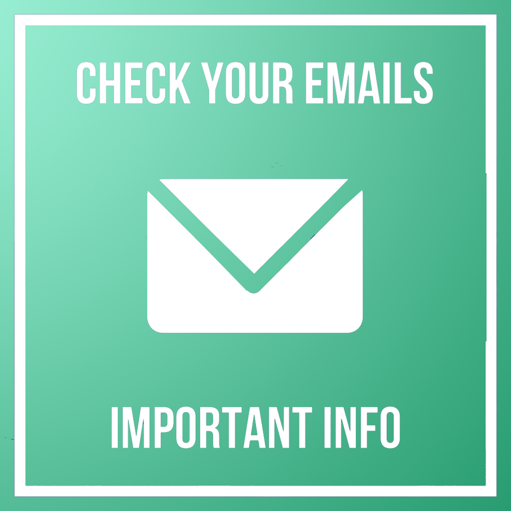 check your emails